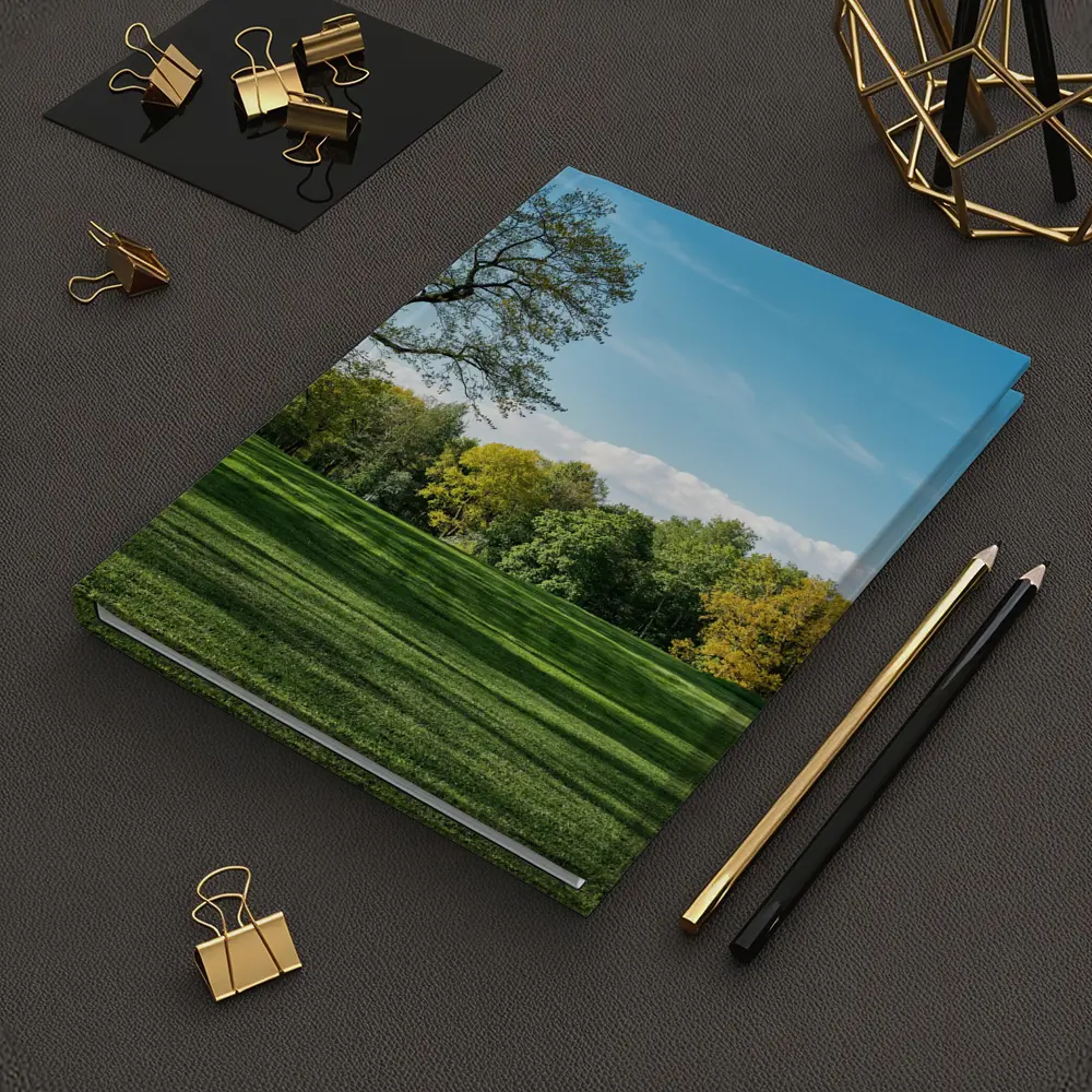 Green Park Meadow Blue Sky Trees – Notebooks