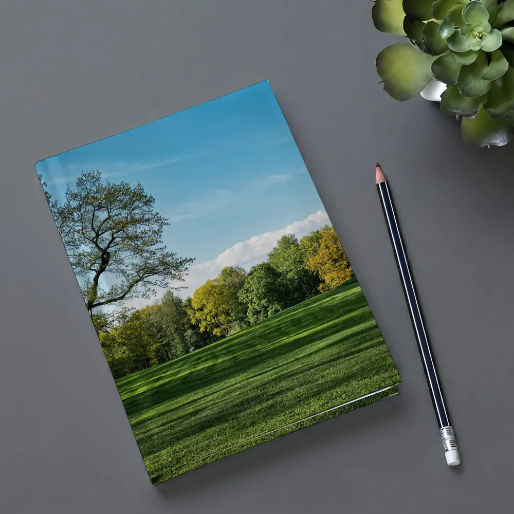 Green Park Meadow Blue Sky Trees – Notebooks