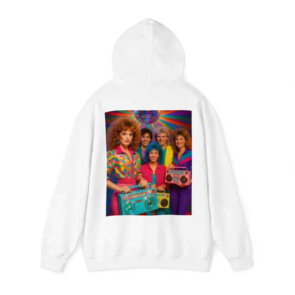 Retro Eighties Group Disco Ball Neon Party – Hoodies