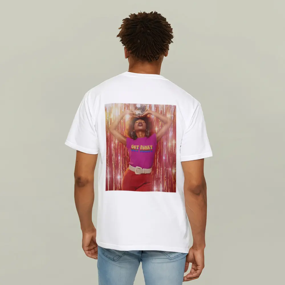 Get Funky Retro Disco Ball Purple Shirt – T-Shirts