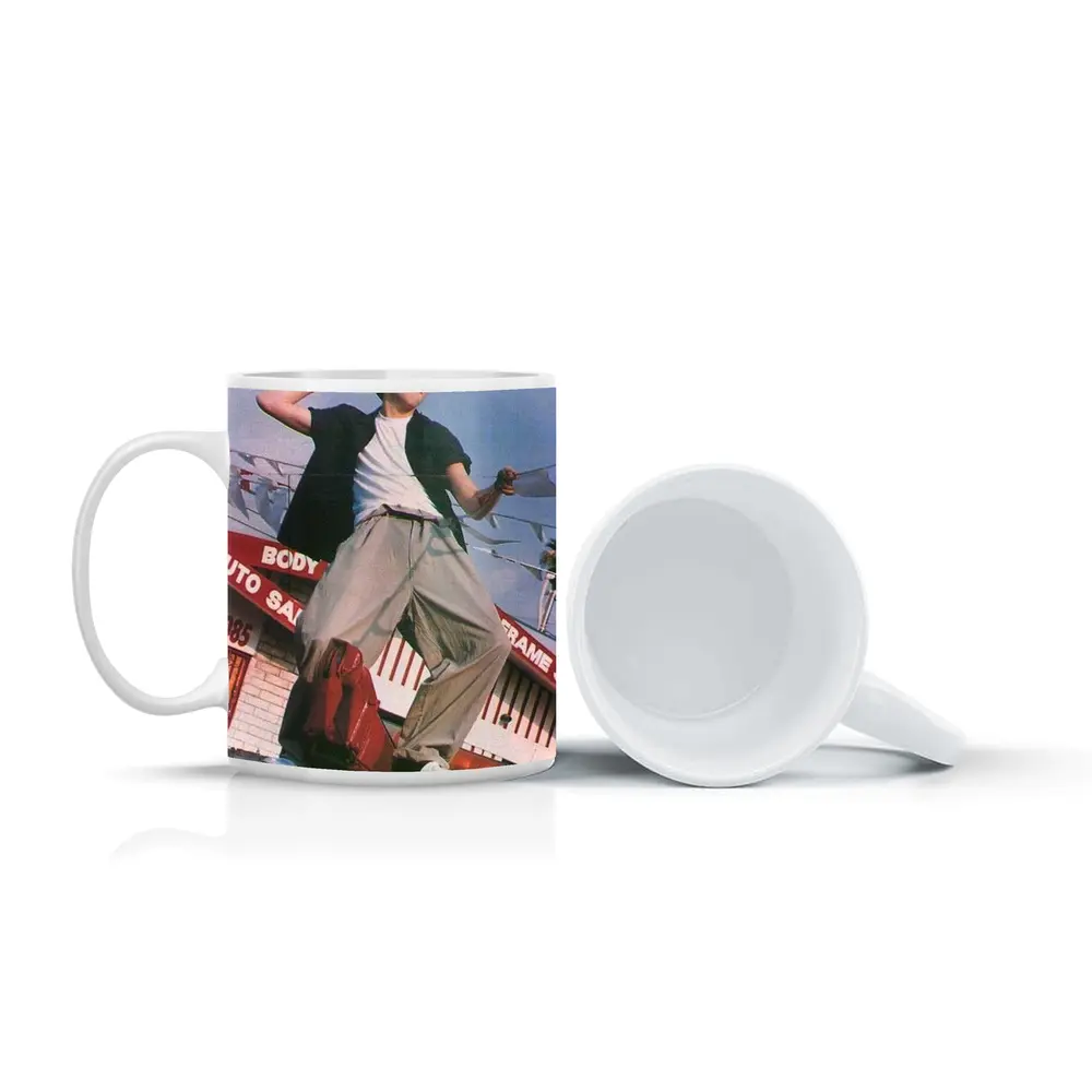 Young Man Posing Outdoors Auto Shop Background – Mugs