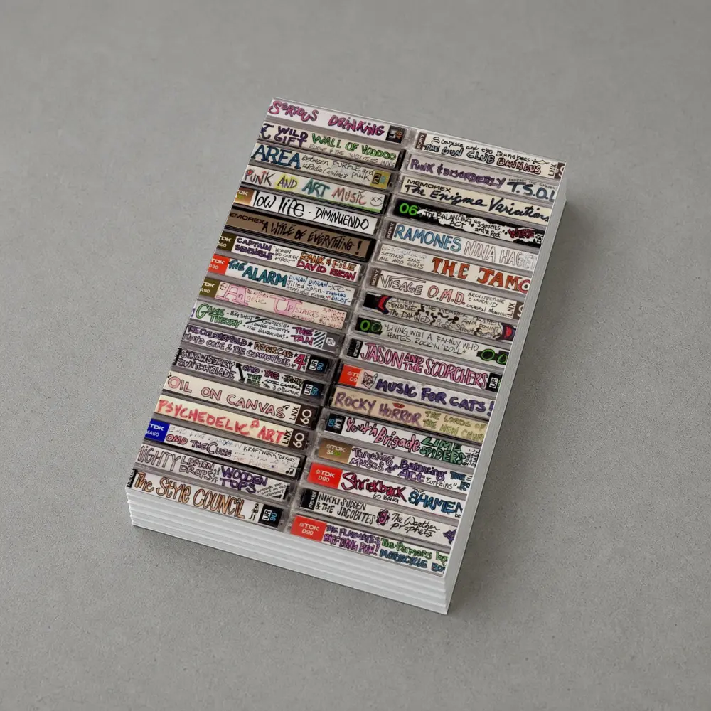 Retro Mixtape Cassette Collection Wall Art – Postcards