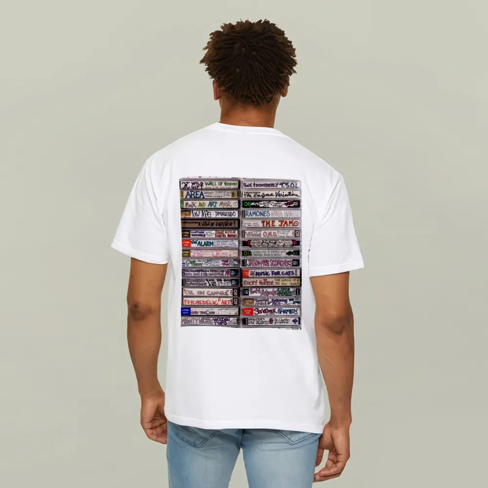 Retro Mixtape Cassette Collection Wall Art – T-Shirts