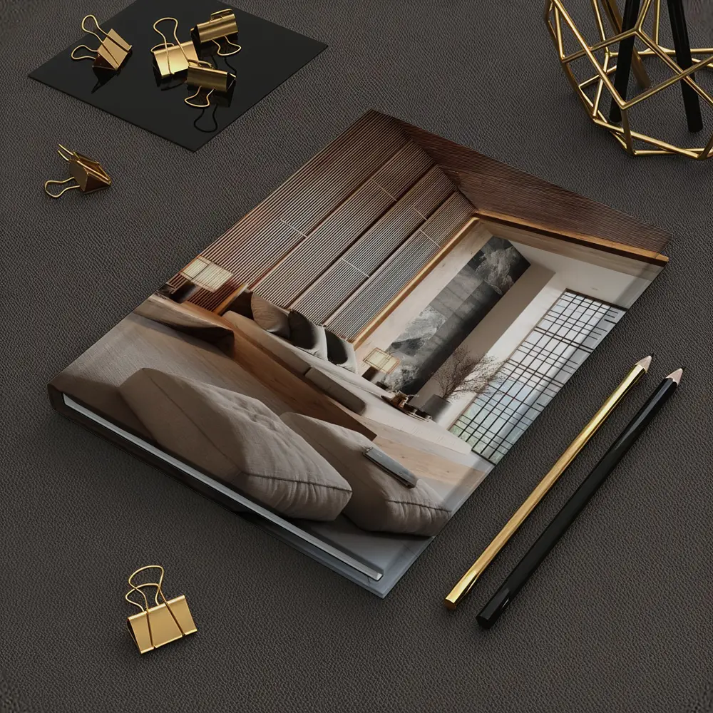 Japanese Minimal Calm Bedroom Interior Wood Design – Notebooks