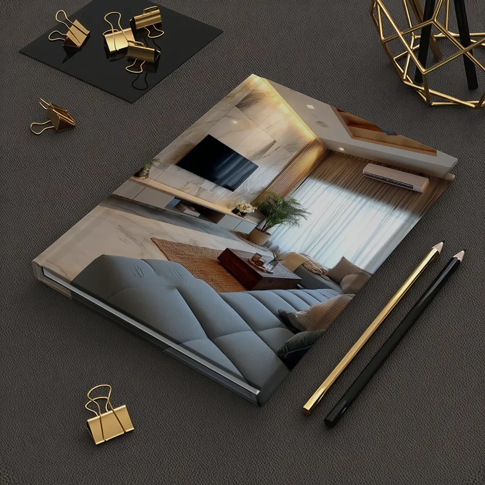 Modern Living Room Marble Wall Interior Design – Notebooks