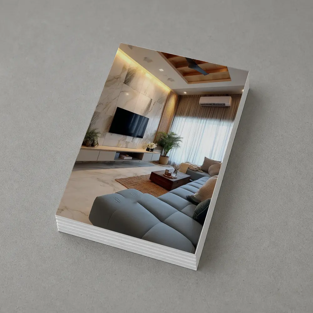 Modern Living Room Marble Wall Interior Design – Postcards