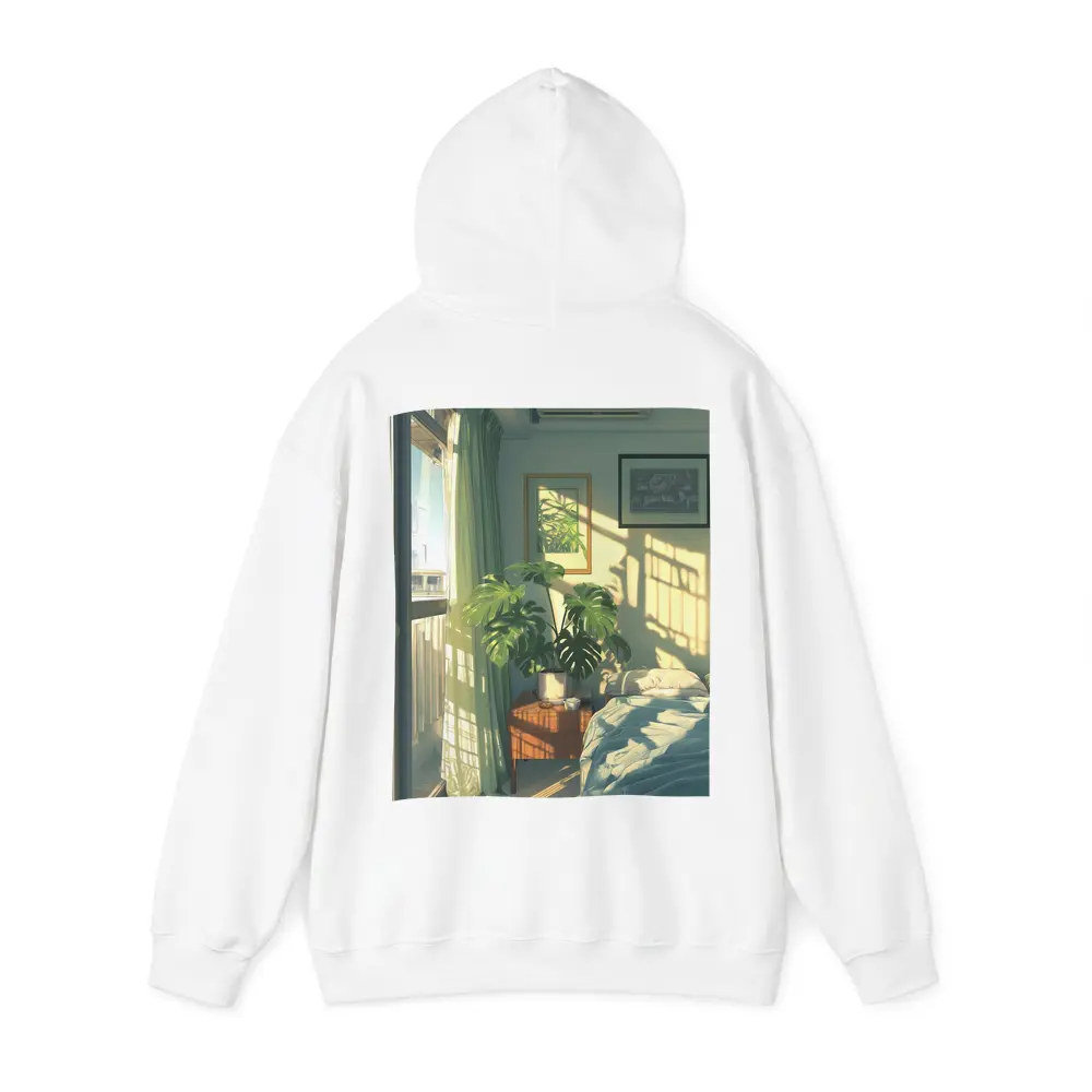 Anime Bedroom Morning Light Monstera Plant – Hoodies