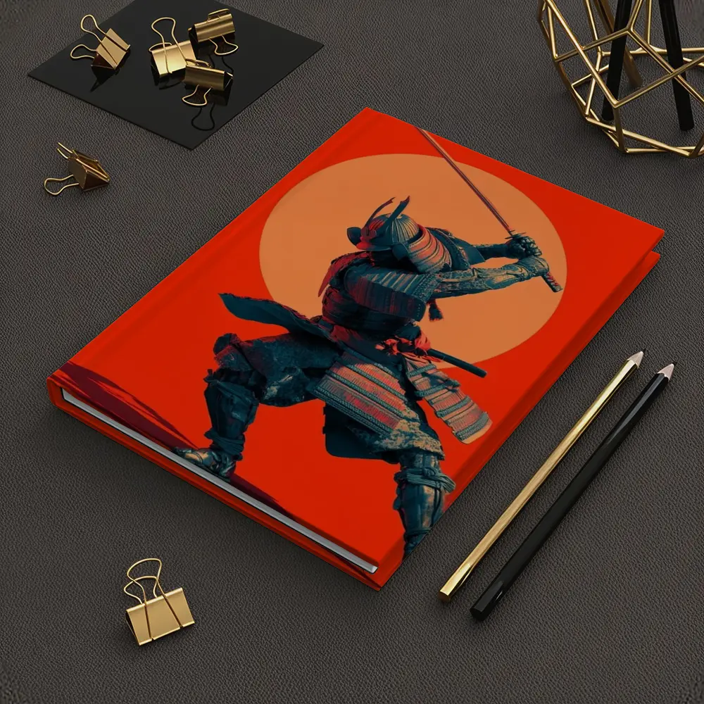 Samurai Warrior Sword Strike Red Sun – Notebooks