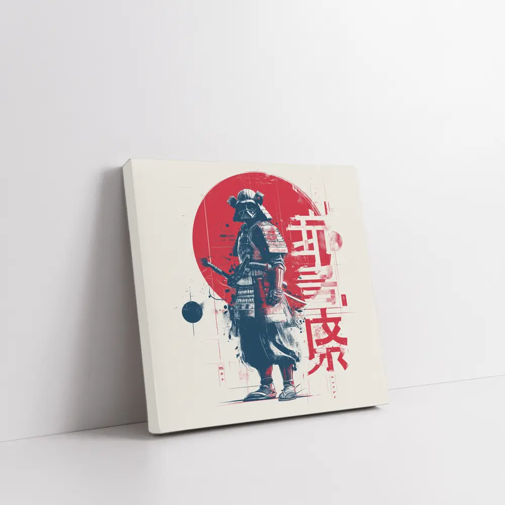 Darth Vader Samurai Red Sun Japanese Art – Wall Art