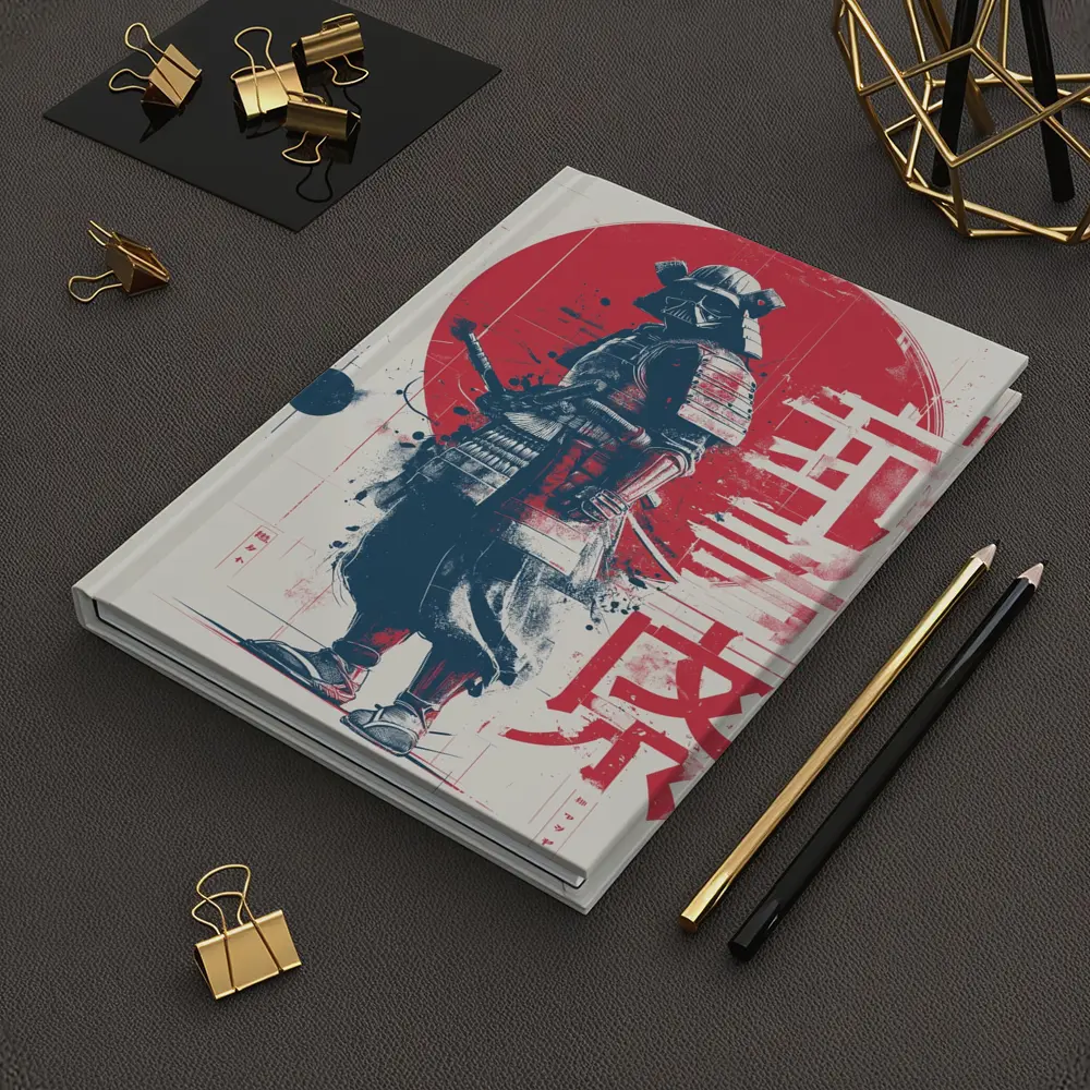 Darth Vader Samurai Red Sun Japanese Art – Notebooks