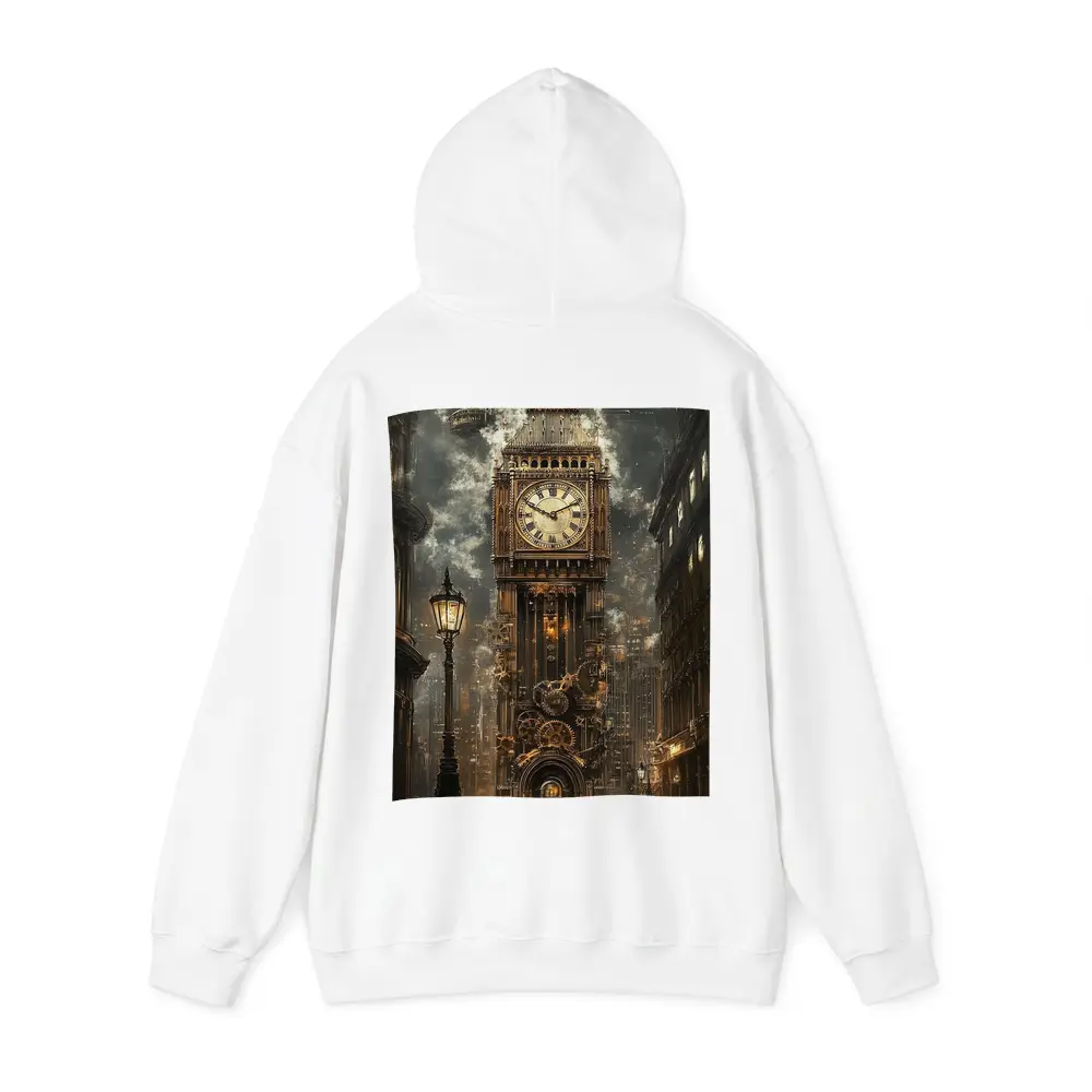 Steampunk Big Ben London Street Scene – Hoodies