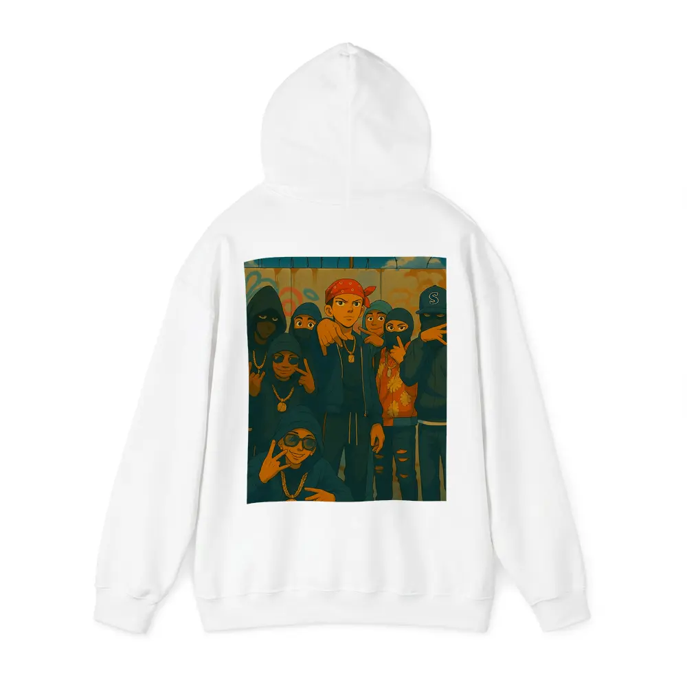Anime Gang Squad Graffiti Wall Street Art – Hoodies