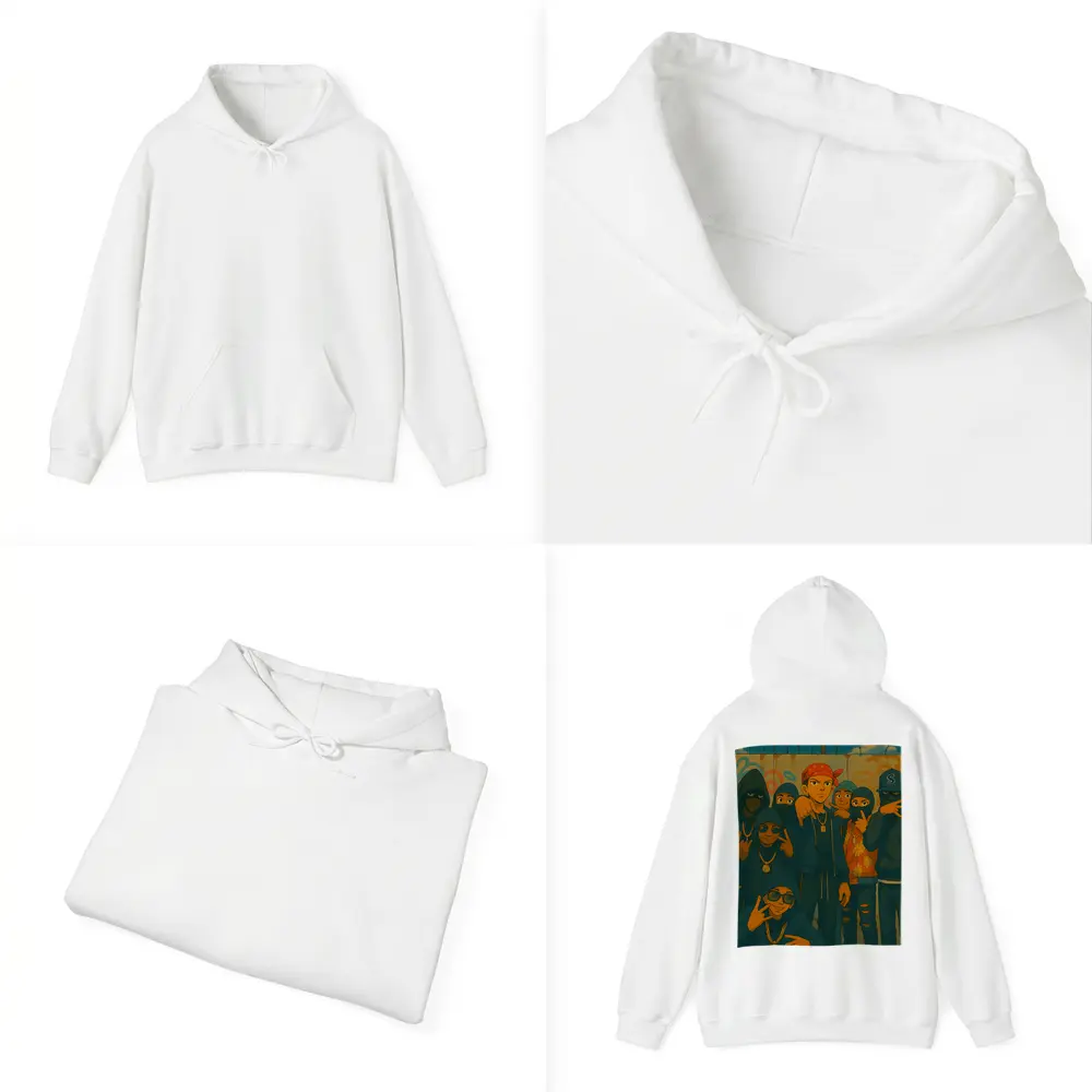 Anime Gang Squad Graffiti Wall Street Art – Hoodies