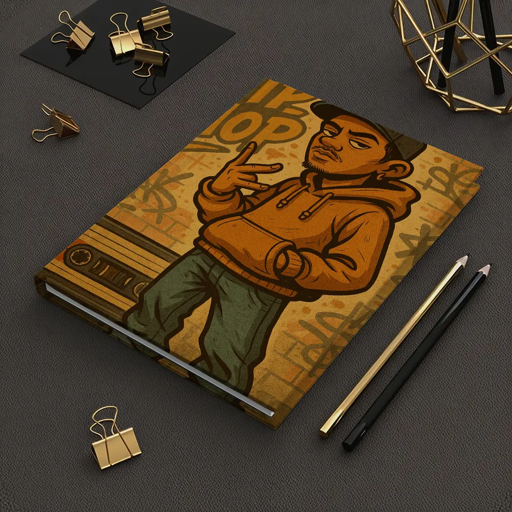 Hip Hop Cartoon Character Graffiti Wall Art – Notebooks