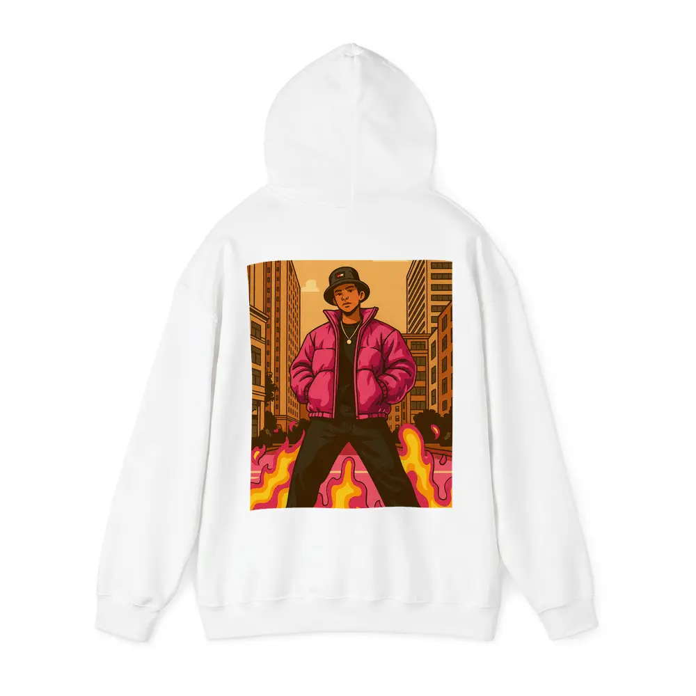 Hip Hop Man Urban Street Art Illustration – Hoodies
