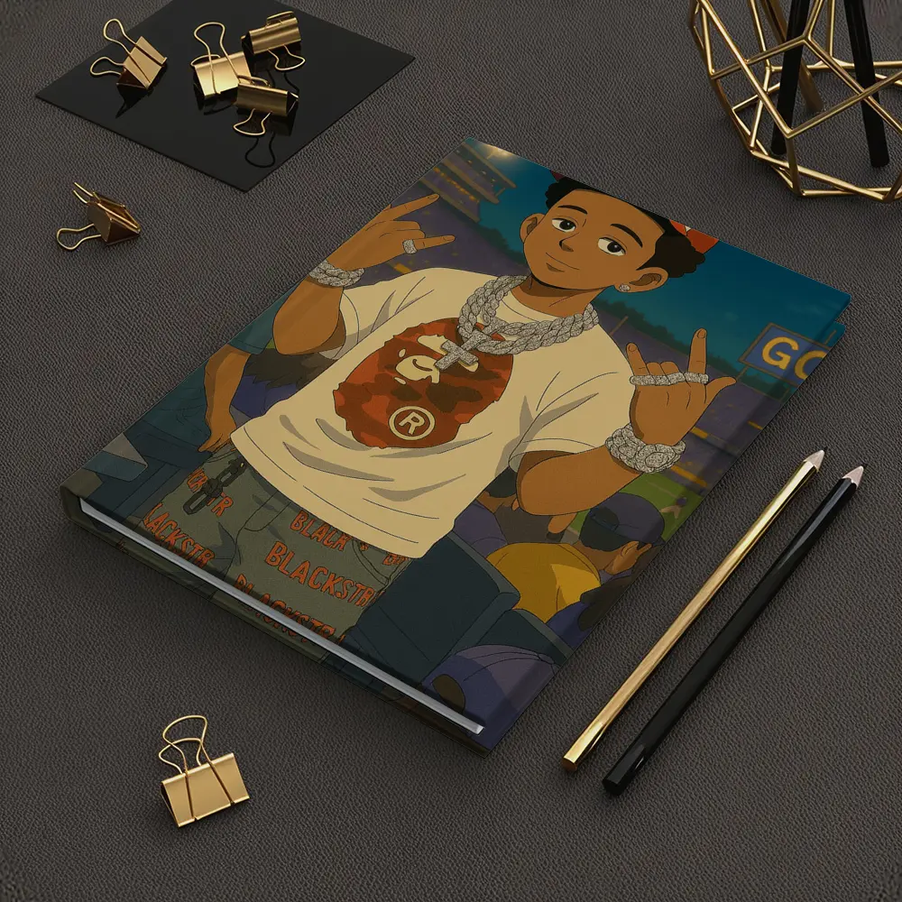 Anime Boy Streetwear Style Baseball Stadium – Notebooks