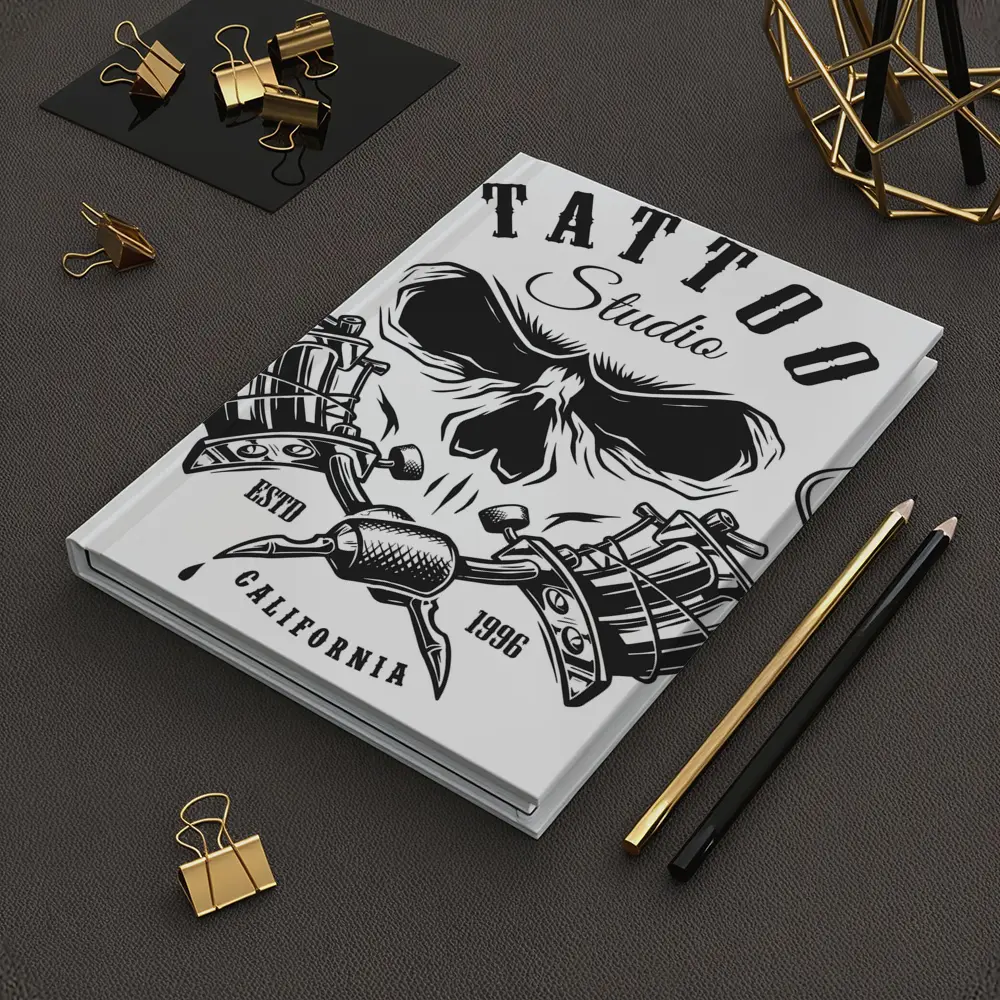 Tattoo Studio Skull Crossed Machines California – Notebooks