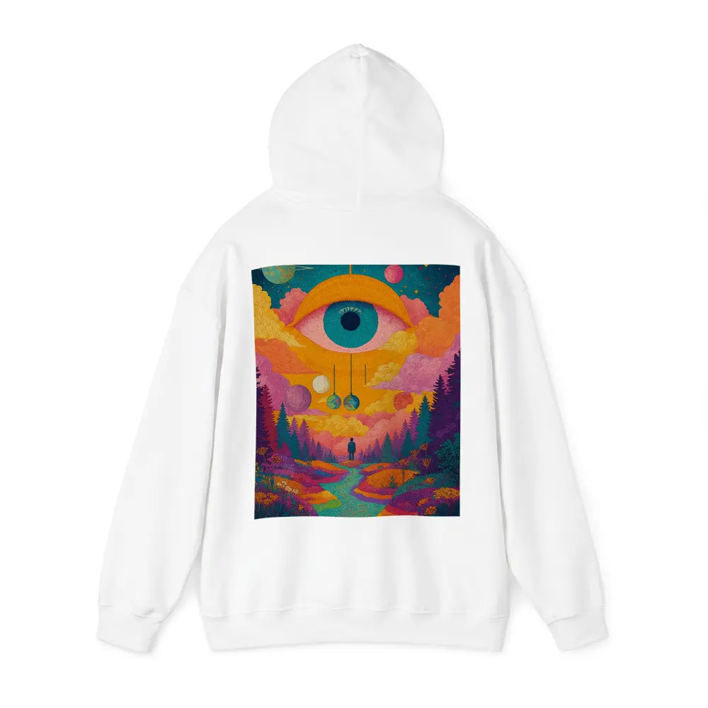 Psychedelic Eye Sky Forest Surreal Art – Hoodies