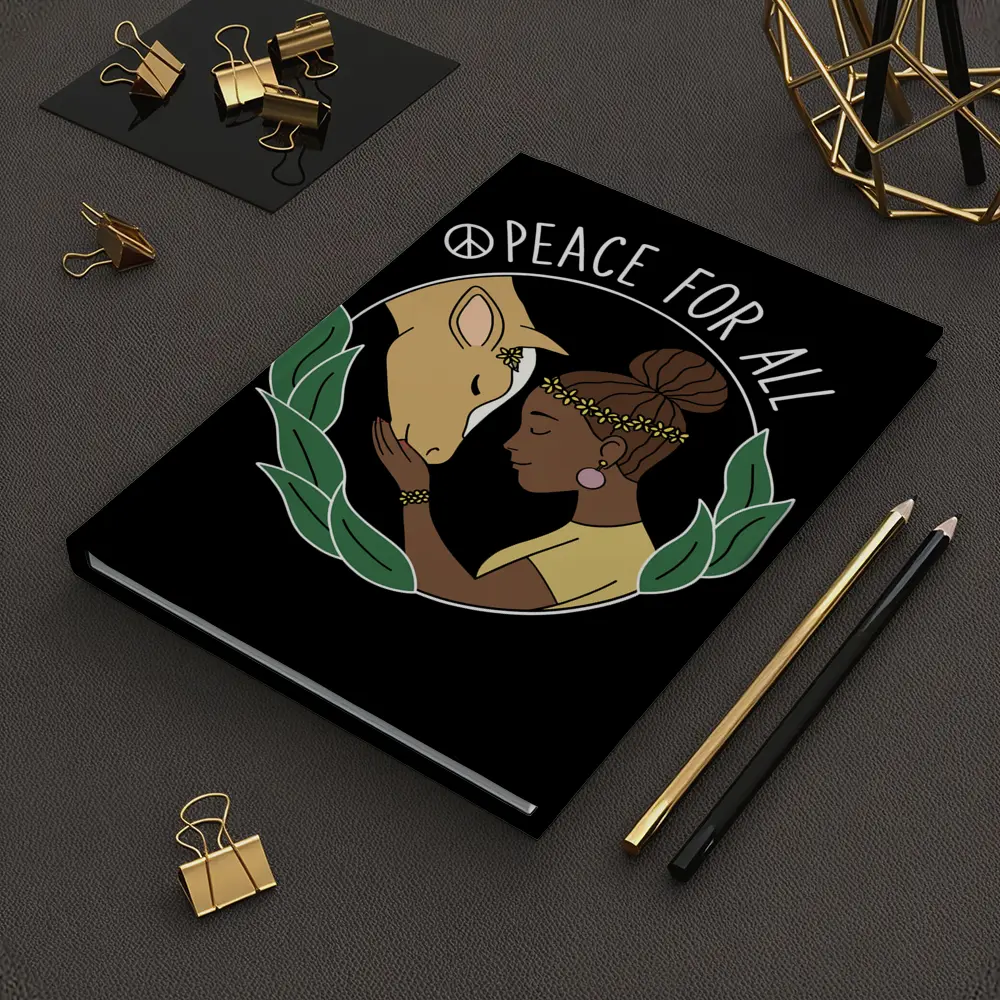 Peace For All Girl and Horse Art – Notebooks