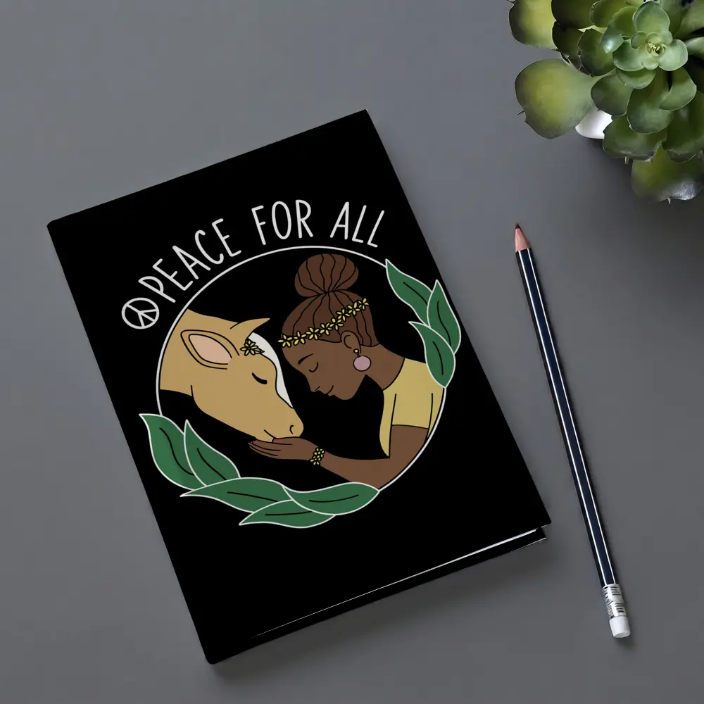 Peace For All Girl and Horse Art – Notebooks