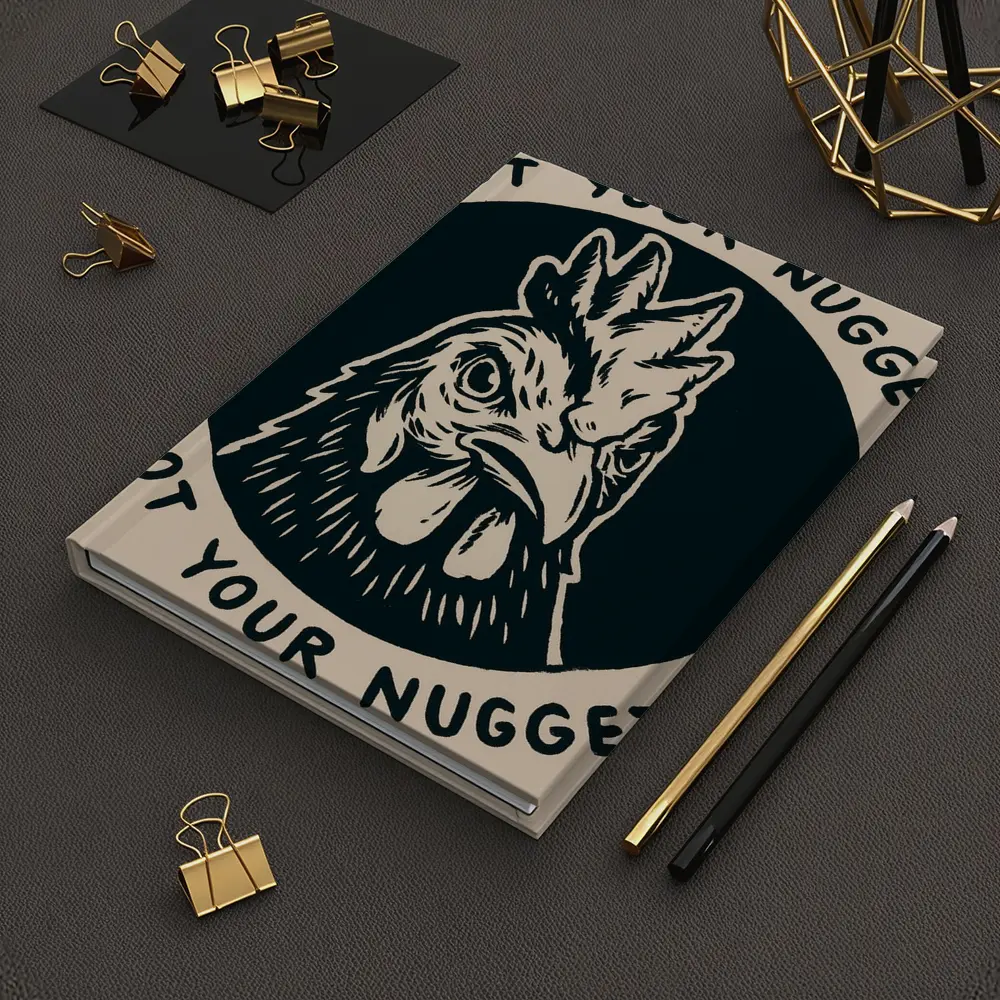 Not Your Nugget Angry Rooster Dark Circle – Notebooks