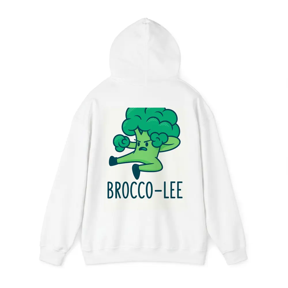 Brocco Lee Funny Martial Arts Broccoli Character – Hoodies