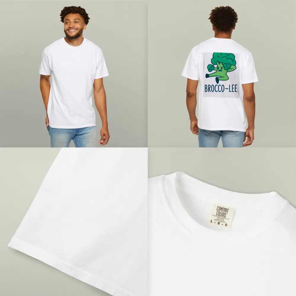 Brocco Lee Funny Martial Arts Broccoli Character – T-Shirts