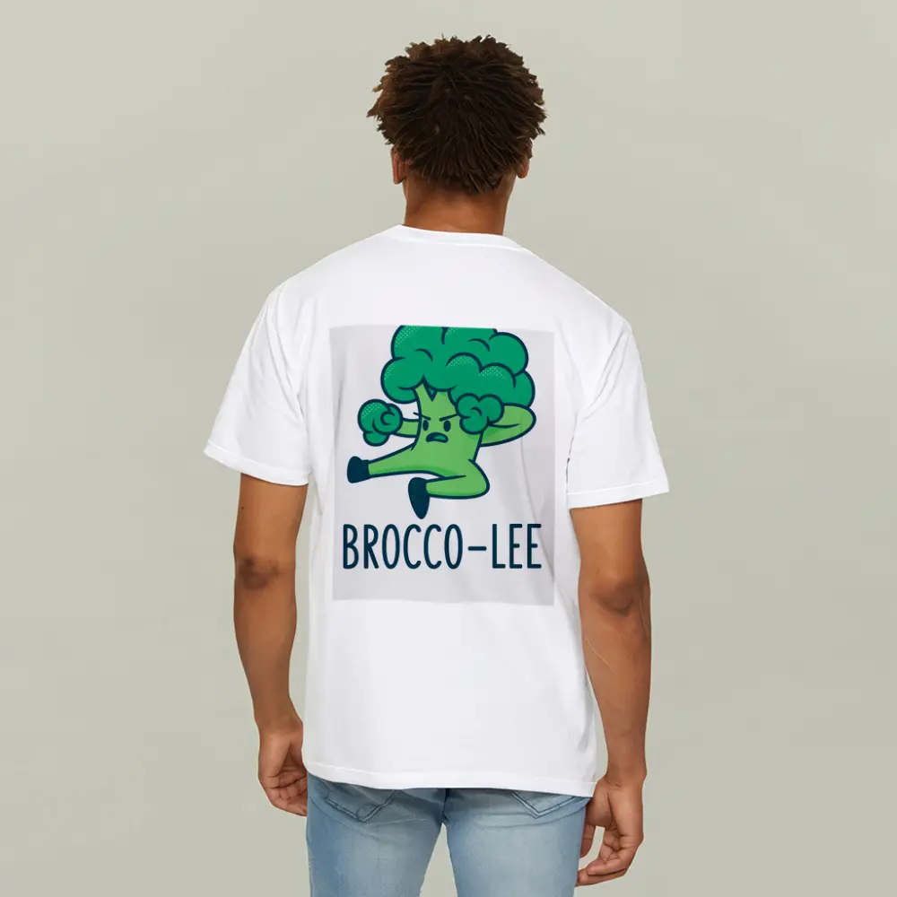 Brocco Lee Funny Martial Arts Broccoli Character – T-Shirts