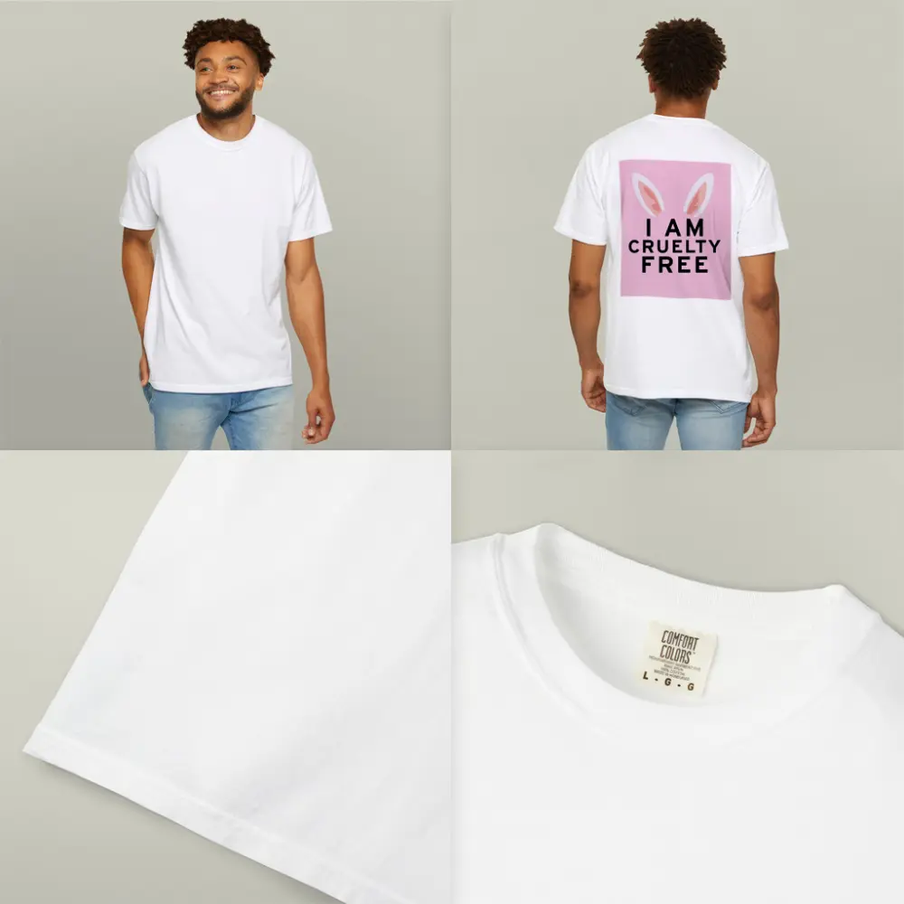 I Am Cruelty Free Bunny Ears Pink – T-Shirts