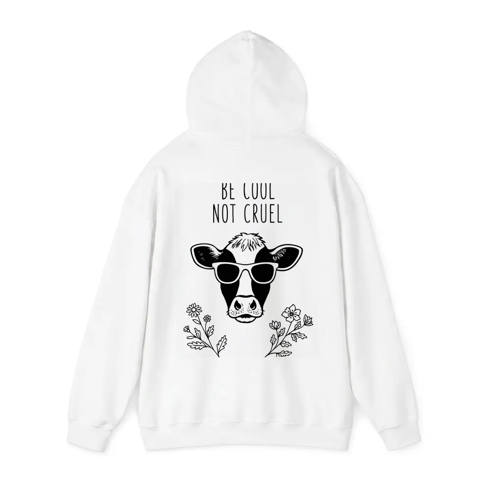 Be Cool Not Cruel Cow Sunglasses Floral – Hoodies