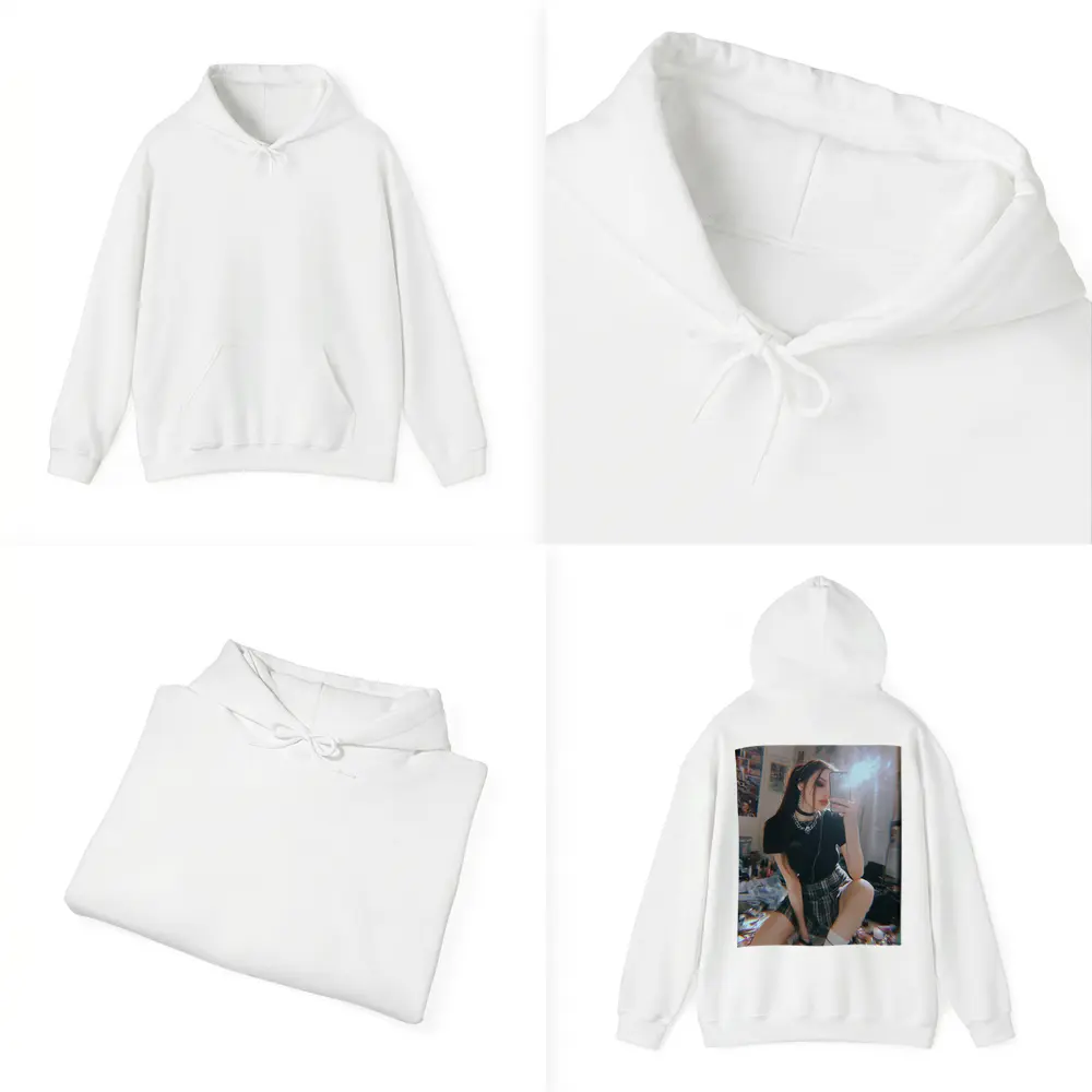 Edgy Girl Mirror Selfie Dark Aesthetic Room – Hoodies