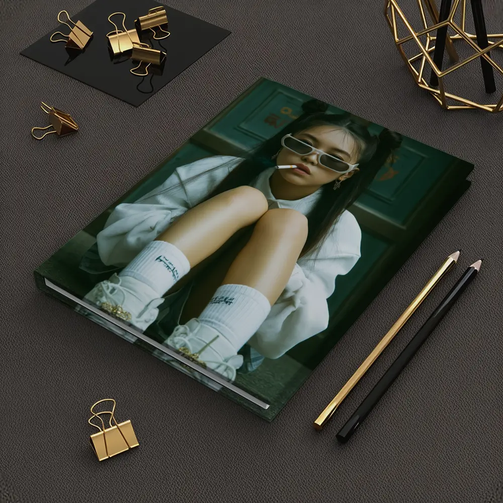 Young Asian Girl Street Style Urban Portrait – Notebooks