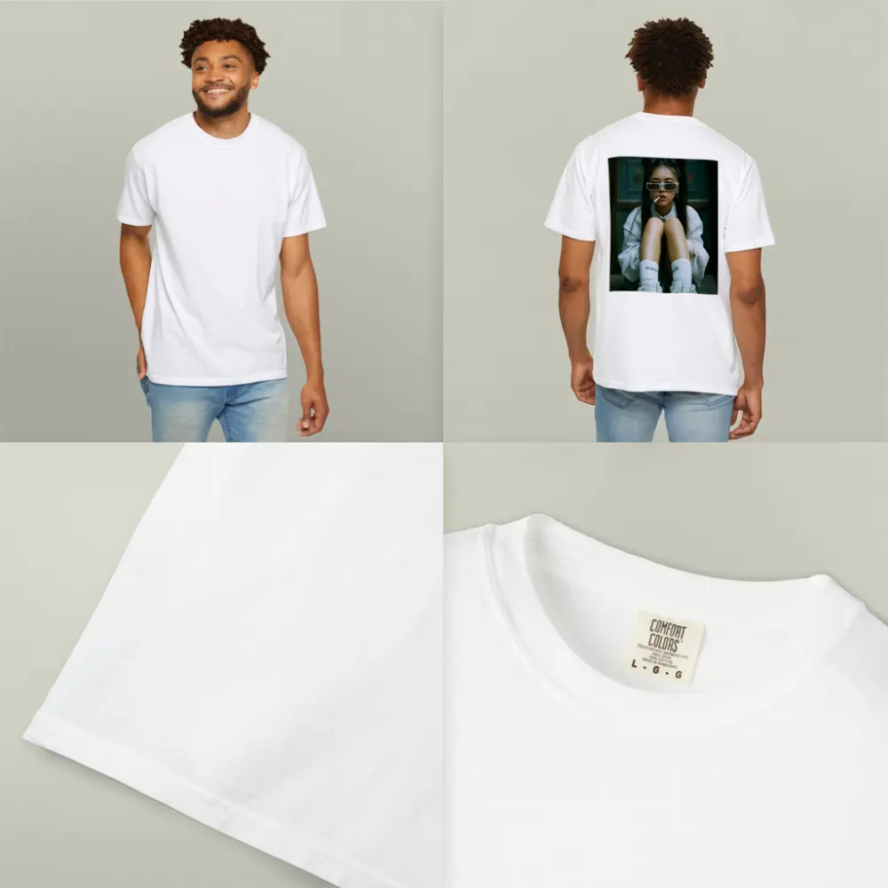 Young Asian Girl Street Style Urban Portrait – T-Shirts