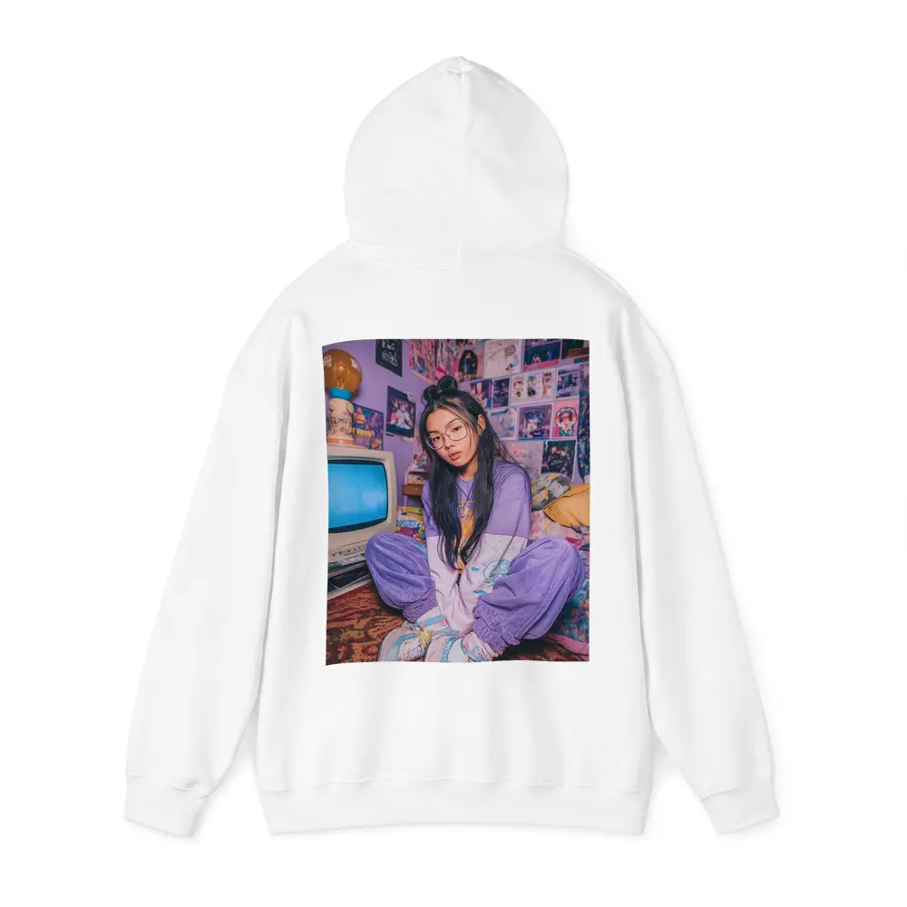 Y2K Aesthetic Girl Retro Bedroom Purple – Hoodies