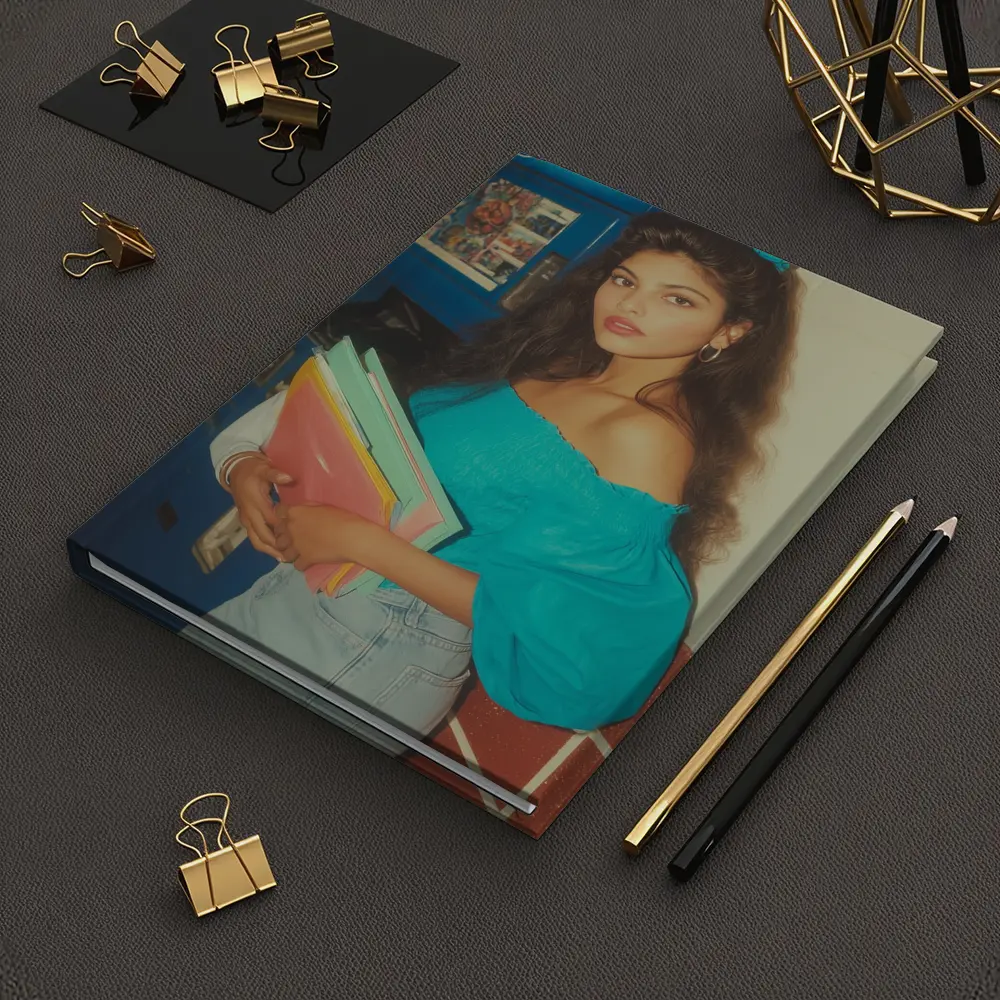 Retro Eighties Girl School Hallway Pepsi – Notebooks