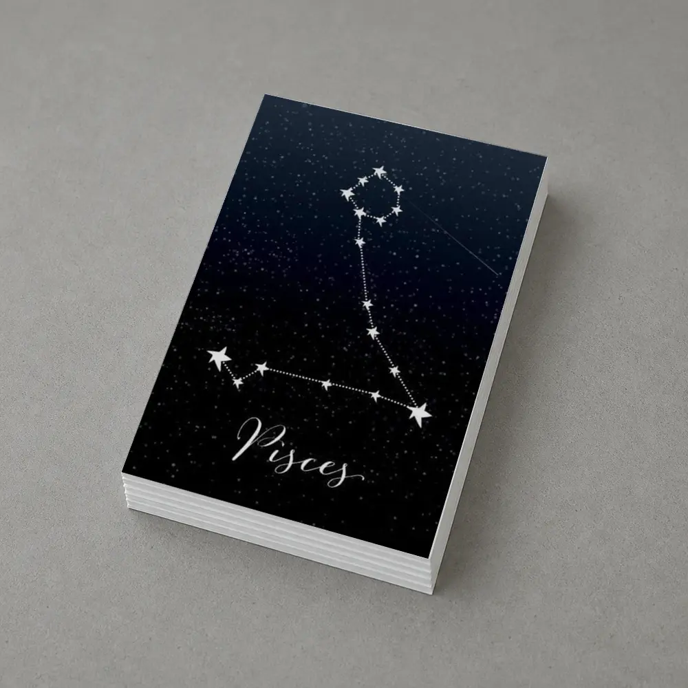 Pisces Constellation Stars Dark Night Sky – Postcards
