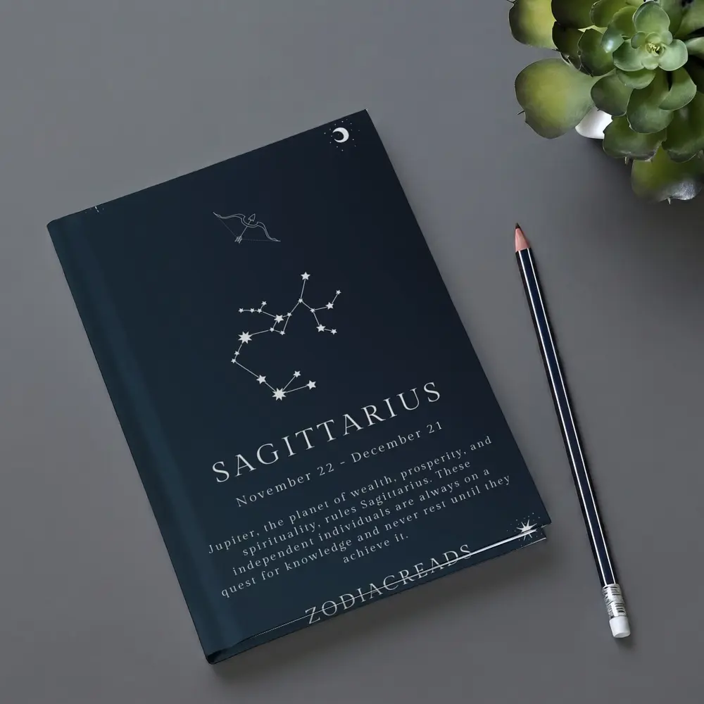 Sagittarius Constellation Dark Blue Night Sky – Notebooks