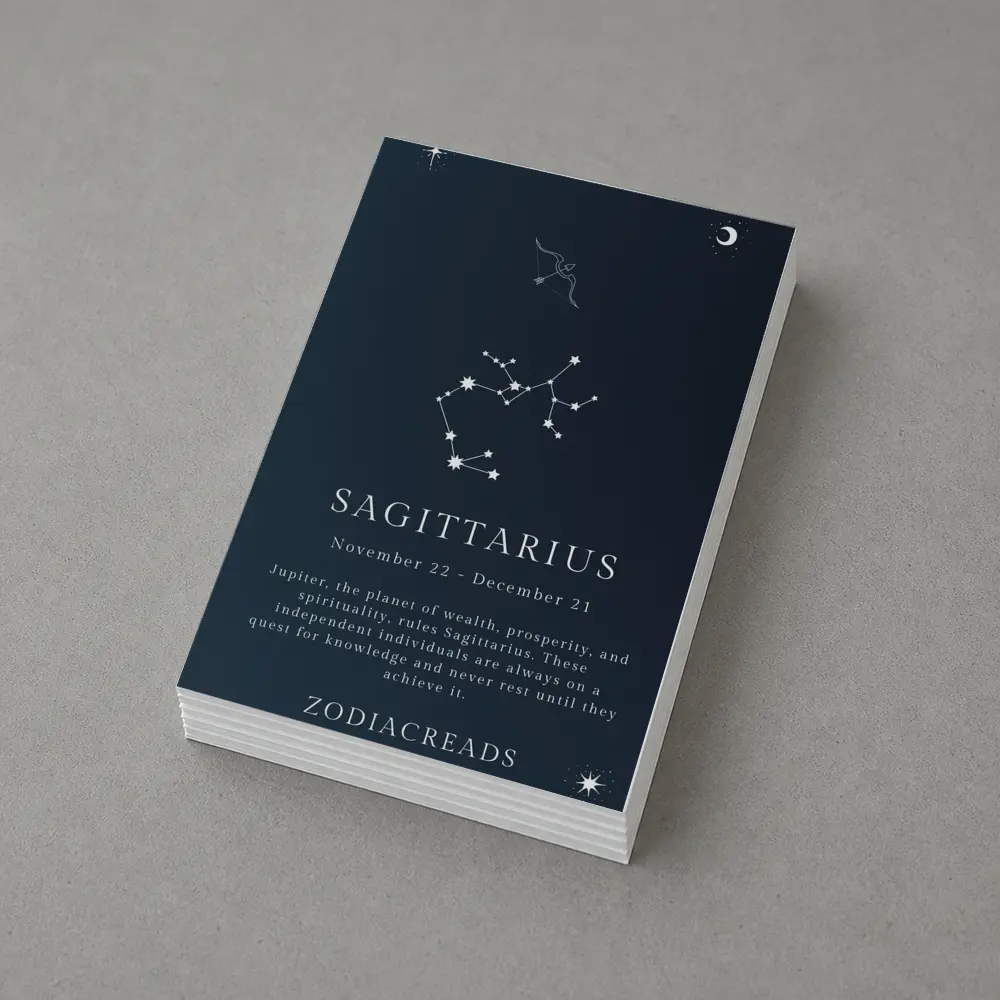 Sagittarius Constellation Dark Blue Night Sky – Postcards