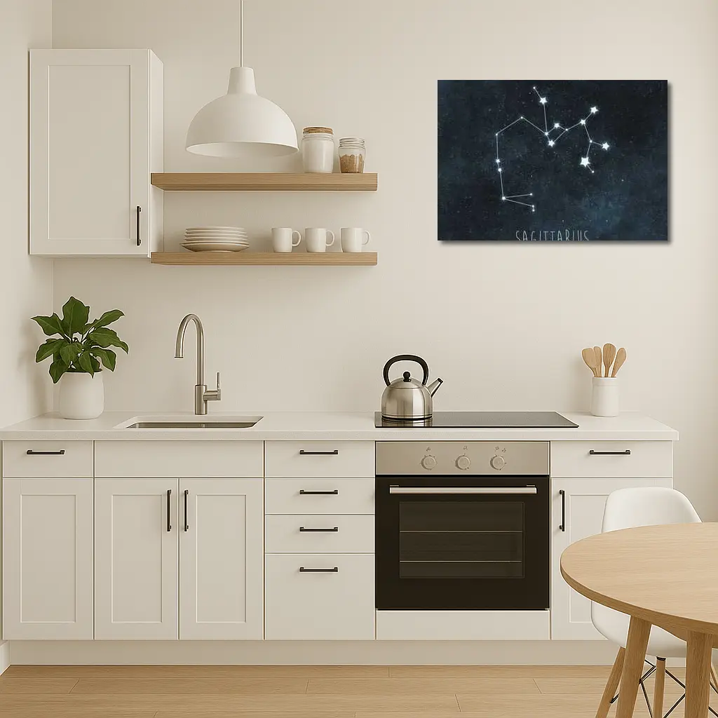 Sagittarius Constellation Stars Dark Sky – Wall Art