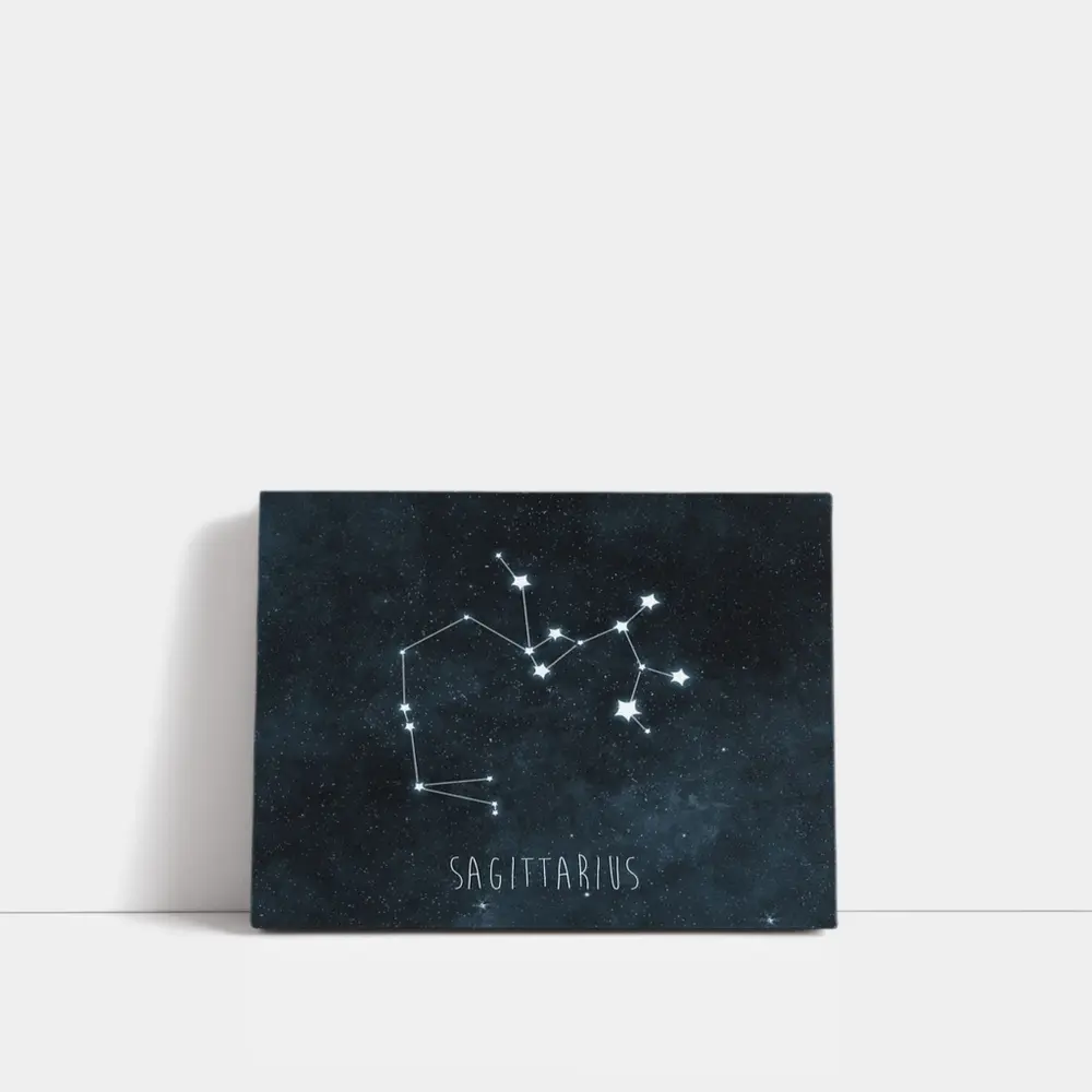 Sagittarius Constellation Stars Dark Sky – Wall Art
