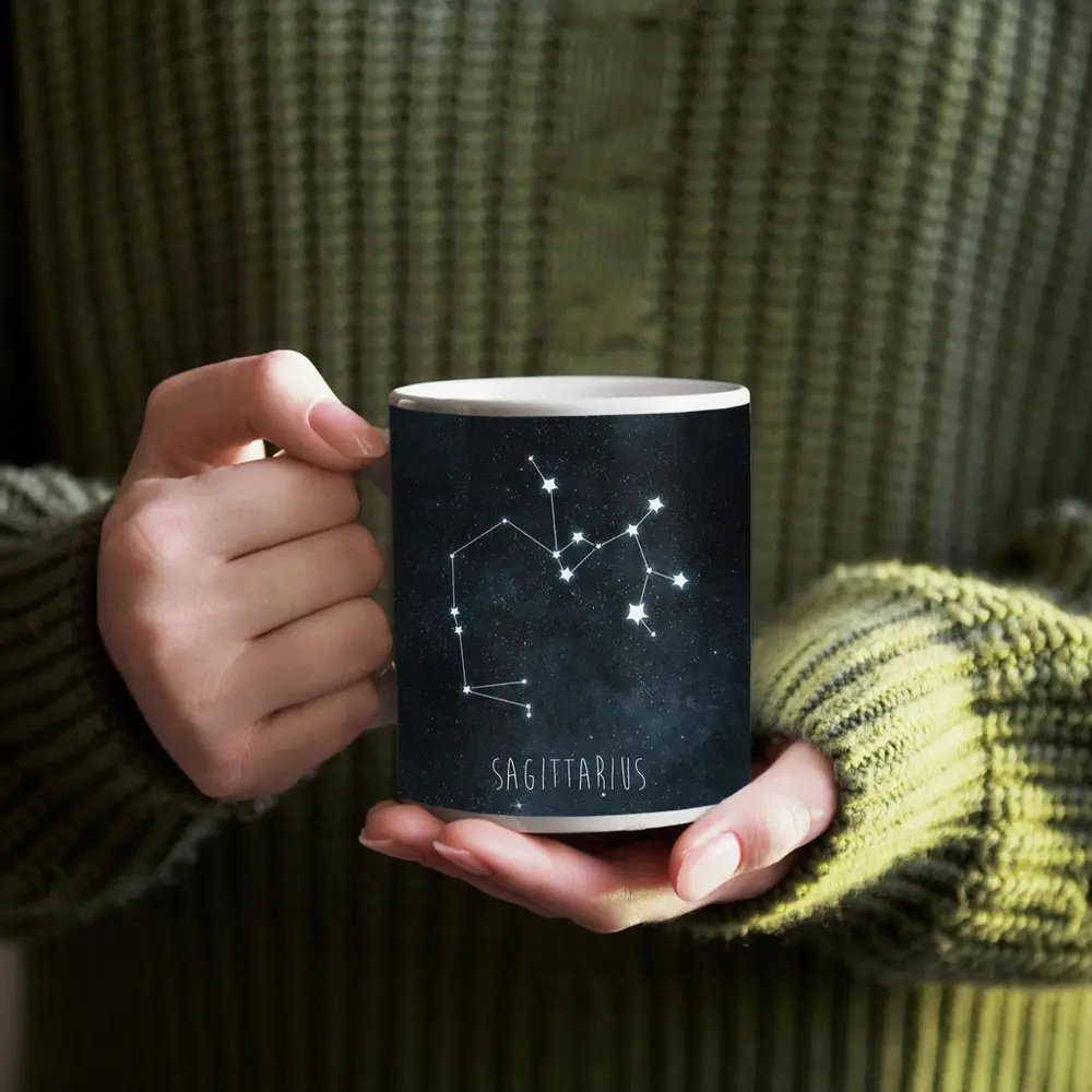 Sagittarius Constellation Stars Dark Sky – Mugs