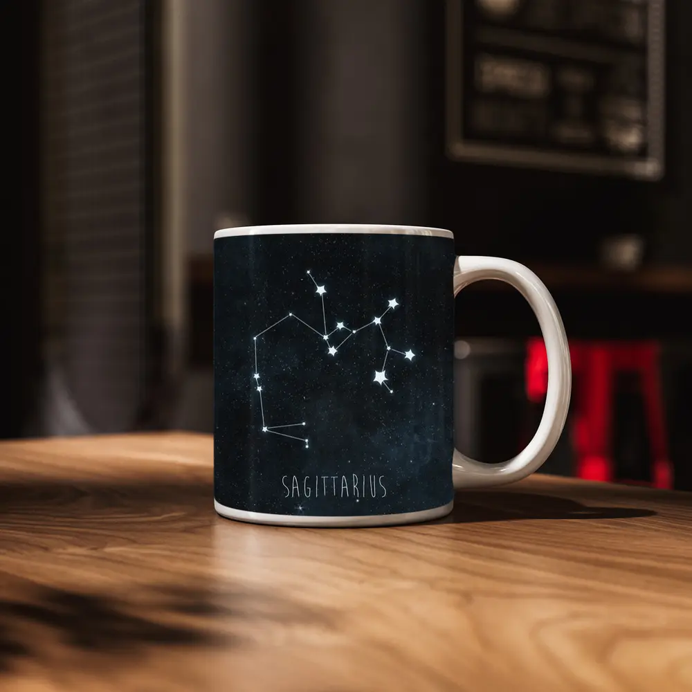 Sagittarius Constellation Stars Dark Sky – Mugs