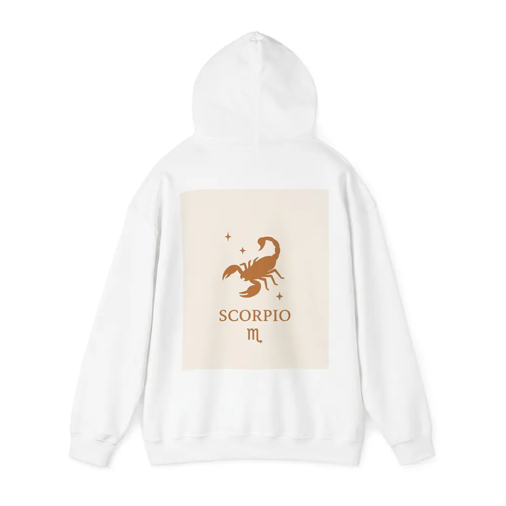 Scorpio Zodiac Sign Scorpion Beige Art – Hoodies