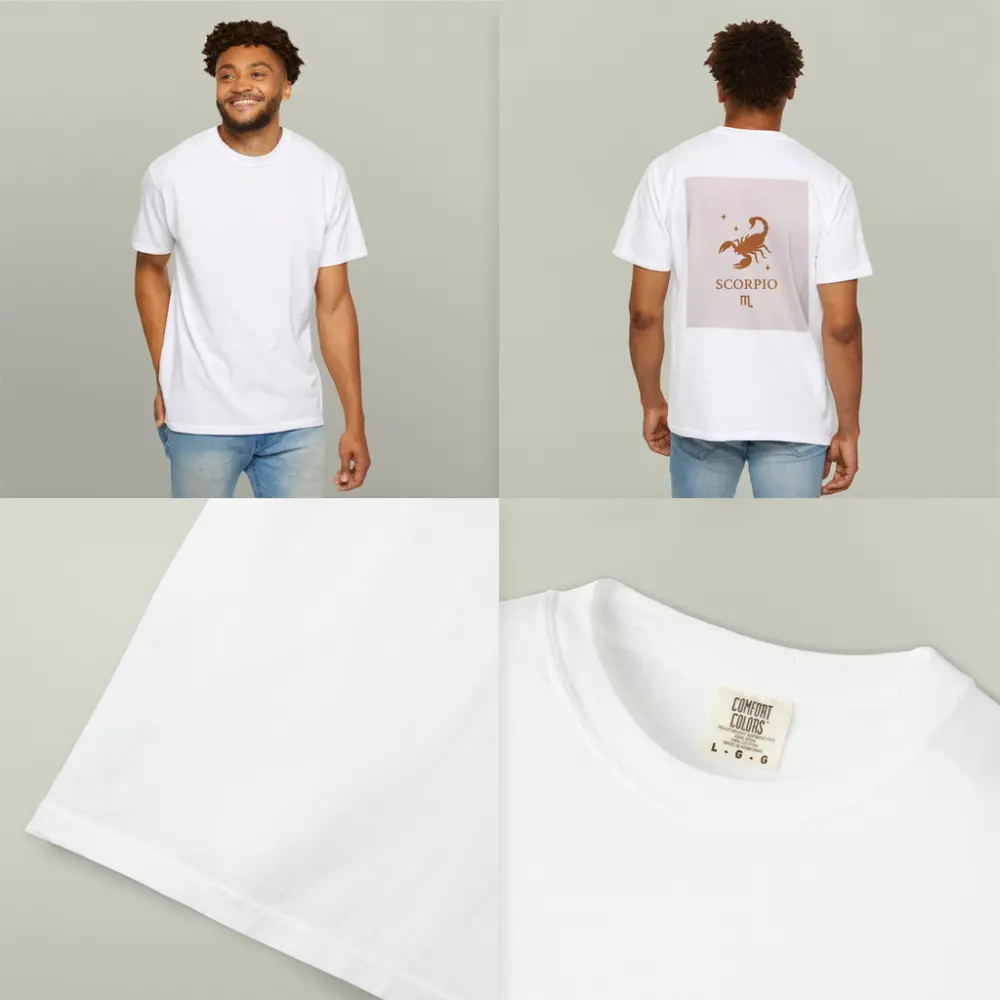 Scorpio Zodiac Sign Scorpion Beige Art – T-Shirts