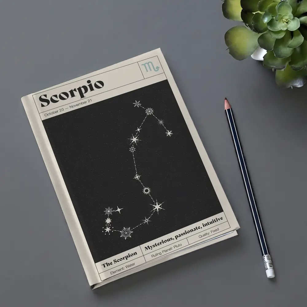Scorpio Constellation Star Map Dark Sky – Notebooks