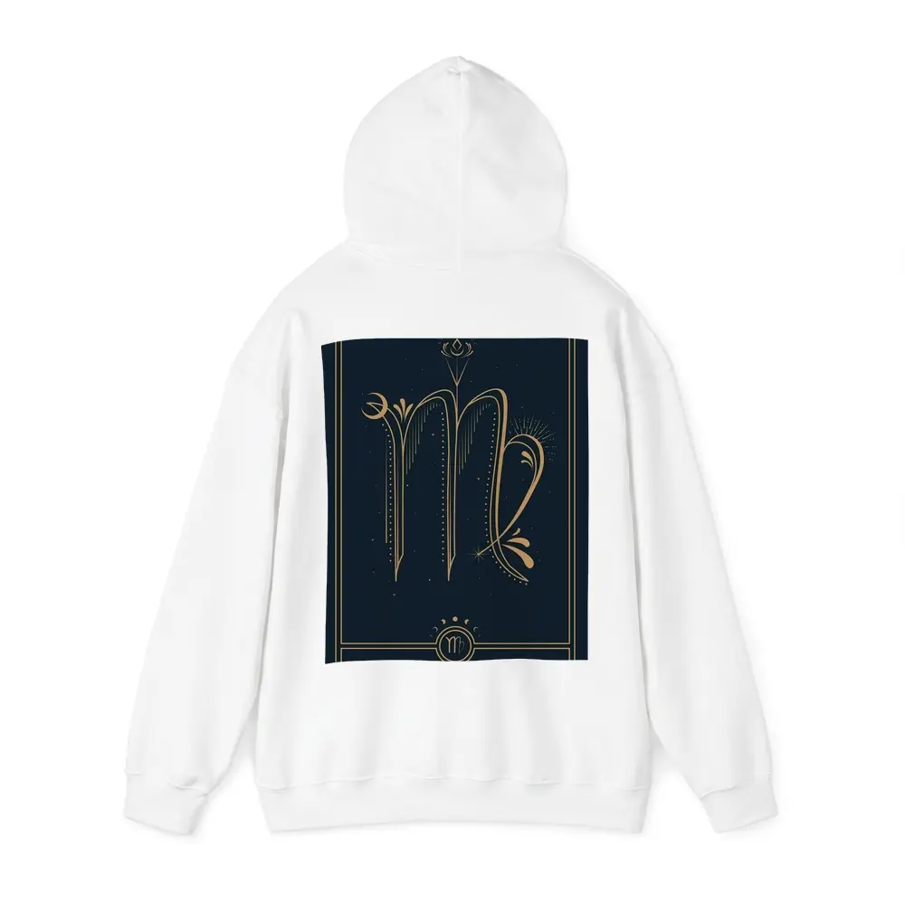Virgo Zodiac Sign Gold Dark Blue – Hoodies