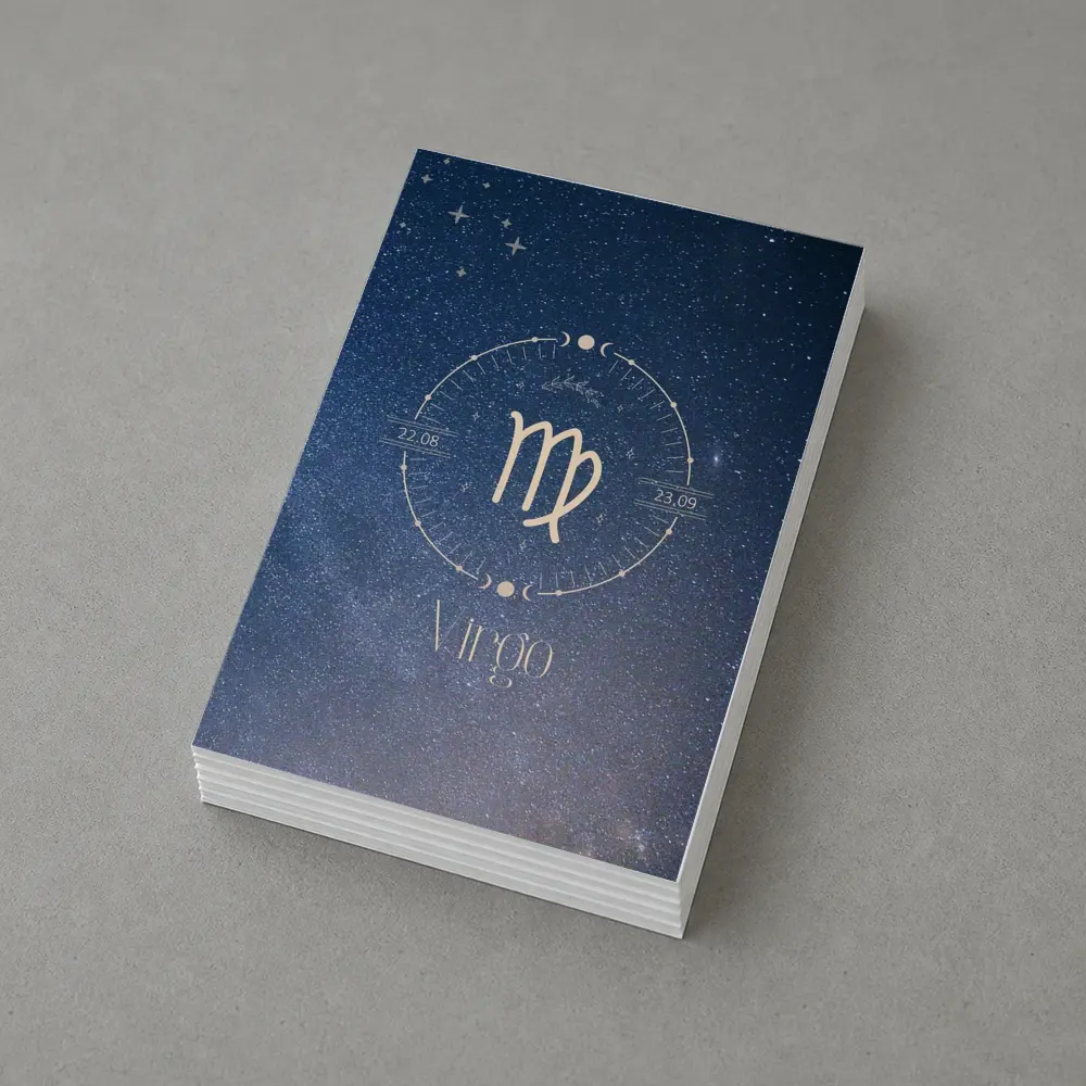 Virgo Zodiac Sign Starry Night Sky – Postcards