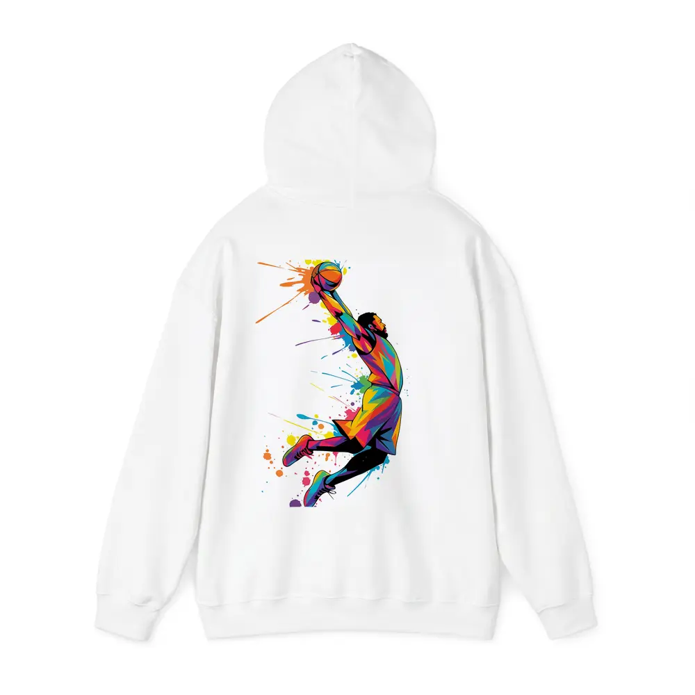 Basketball Player Dunk Colorful Pop Art – Hoodies