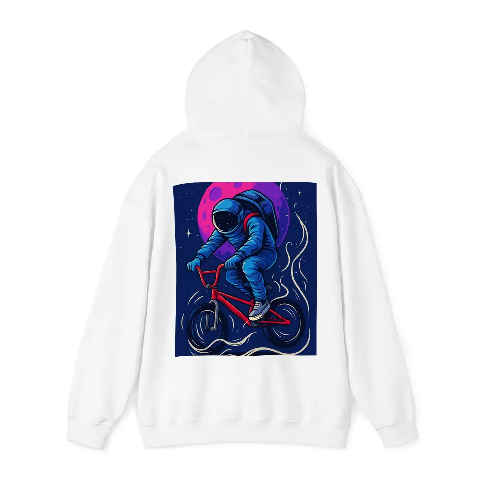 Astronaut Riding BMX Bike In Space – Hoodies