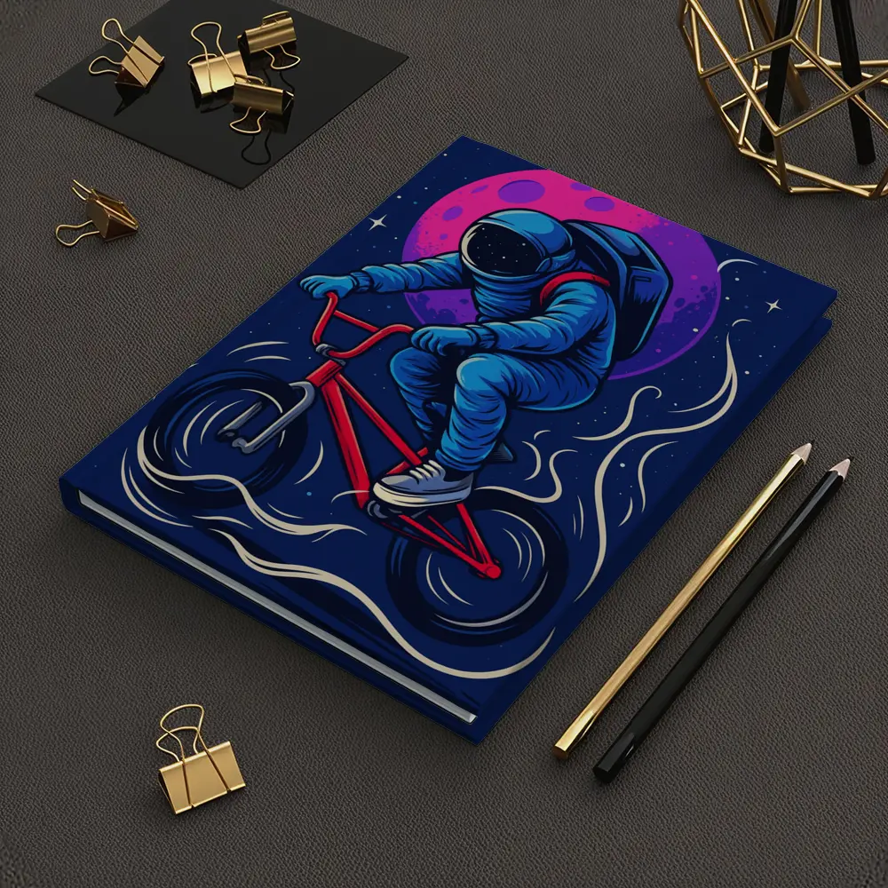 Astronaut Riding BMX Bike In Space – Notebooks